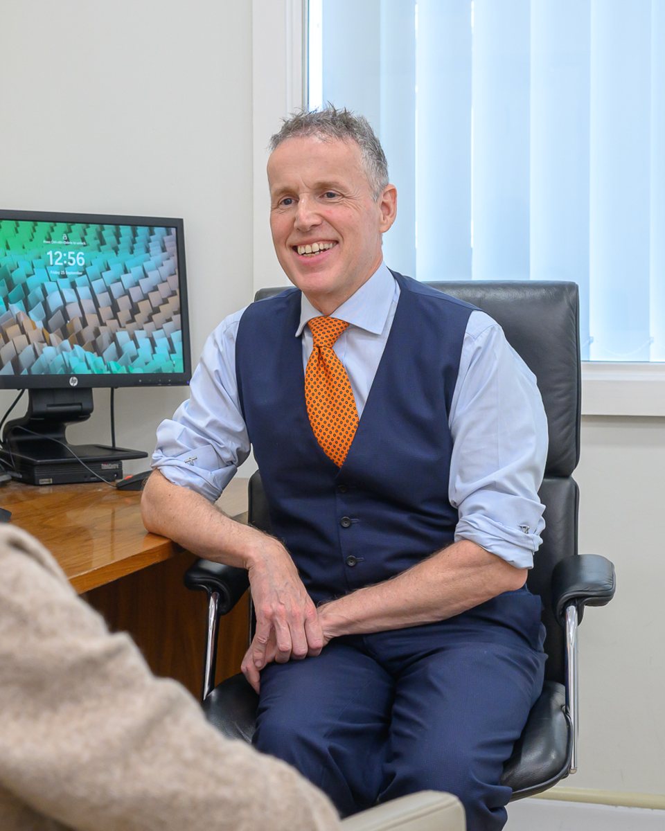 Mr Christopher Vinall in a consultation